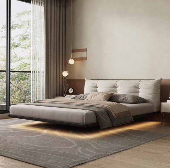 Integrated Nightstand Bed